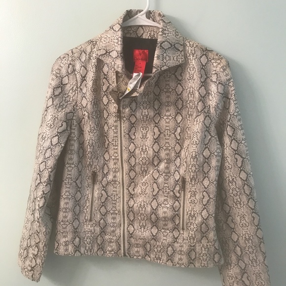 NWT V Cristina  animal print jacket - Picture 1 of 9
